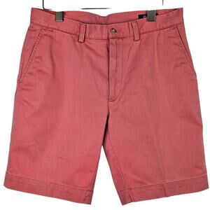 POLO RALPH LAUREN FLAT FRONT SHORTS - SALMON COLOR, SIZE 31 - CLASSIC FIT!